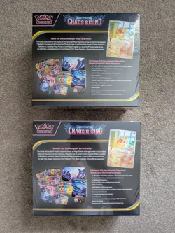 x2 Pokemon TCG Pokemon Center Chaos Rising Elite Trainer Box ETB New Sealed #5 - Image 3