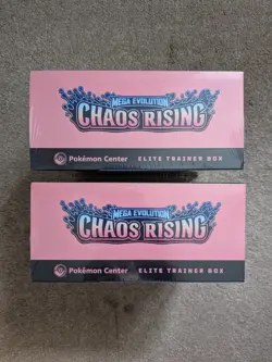x2 Pokemon TCG Pokemon Center Chaos Rising Elite Trainer Box ETB New Sealed #5 - Image 5