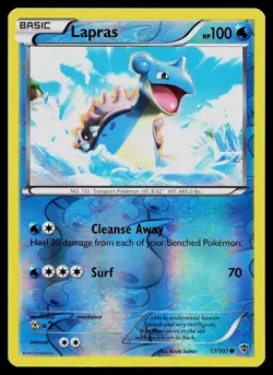 Pokemon Card - Lapras Plasma Blast 17/101 Reverse Holo - Image 1