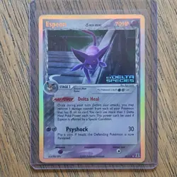 Pokemon Espeon 4/113 Revers Holo EX Delta Species Stamped - Image 1