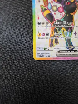 Pokemon TCG Umbreon ex SVP176 Scarlet & Violet Promo EX 280 HP Full Art Holo - Image 2