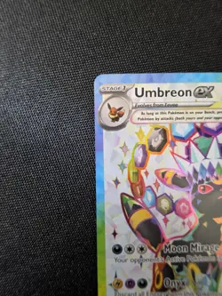 Pokemon TCG Umbreon ex SVP176 Scarlet & Violet Promo EX 280 HP Full Art Holo - Image 5