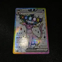 Pokemon TCG Espeon ex SVP176 Scarlet & Violet Promo EX 280 HP Stage 1 Holo - Image 1
