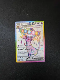 Pokemon TCG Espeon ex SVP176 Scarlet & Violet Promo EX 280 HP Stage 1 Holo - Image 2