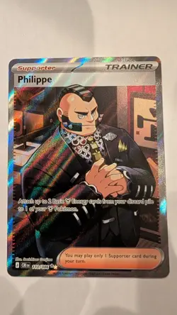 Pokemon TCG Phillipe 110/086 Chaos Rising Ultra Rare Full Art NM - Image 1