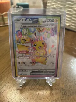 Pokemon TCG Pikachu ex 219/191 Surging Sparks Ultra Rare NM - Image 1
