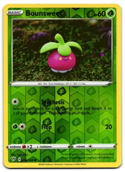 Bounsweet 014/189 - 🌊 Darkness Ablaze Common Pokemon TCG Reverse Holo 🖤 - MP - Image 1