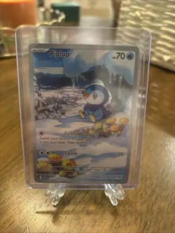 Piplup 098/094 Illustration Rare Holo Phantasmal Flames Pokemon - Image 1