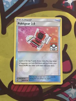 Pokemon Pokegear 3.0 182a/214 - SM Unbroken Bonds - League Cup Promo - Excellent - Image 1