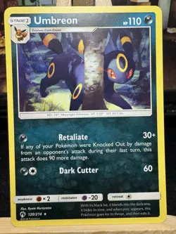 Umbreon - 120/214 - Pokemon SM - Lost Thunder Non Holo LP-Mp - Image 1