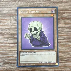 Konami Yu-Gi-Oh! TCG Skull Servant BLMM-EN002 Ultra Rare 1st Ed 300/200 - Image 1