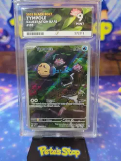 ACE 9 Tympole Illustration Rare #103 Black Bolt Pokemon Card IR 2025 English - Image 1
