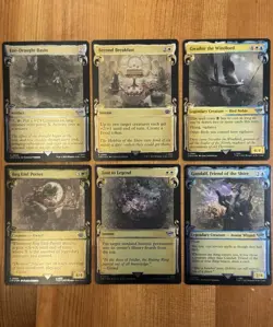 MTG LotR Cards NM Foil Showcase Scrolls Lot, Lord Rings LTR, Gandalf Collector - Image 1