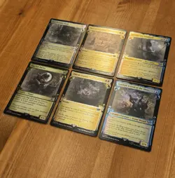 MTG LotR Cards NM Foil Showcase Scrolls Lot, Lord Rings LTR, Gandalf Collector - Image 2