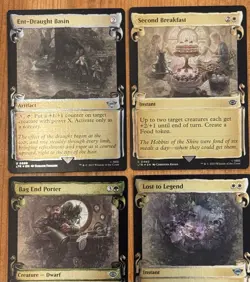 MTG LotR Cards NM Foil Showcase Scrolls Lot, Lord Rings LTR, Gandalf Collector - Image 3