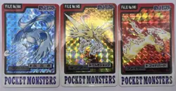 Pokemon Card Articuno Moltres Zapdos Bandai Carddass 144 145 146 3 Set Japanese - Image 1