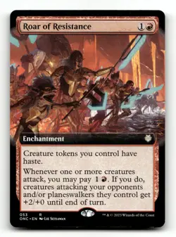 Roar of Resistance (Extended Art) 53 R Commander: Phyrexia: All Will Be One - Image 1