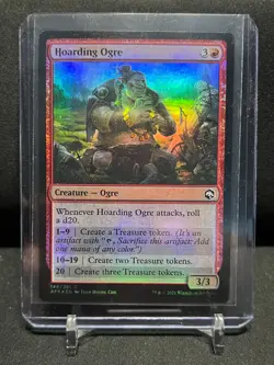 Hoarding Ogre - Foil - MTG Magic 2021 Adventures in the Forgotten Realms NM - Image 1