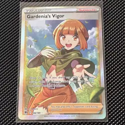 Gardenia's Vigor 184/189 Astral Radiance Full Art Ultra Rare Pokemon Card - NM - Image 3