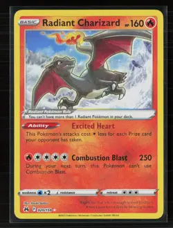 Pokemon 2023 Crown Zenith Radiant Charizard #20/159 - Image 1