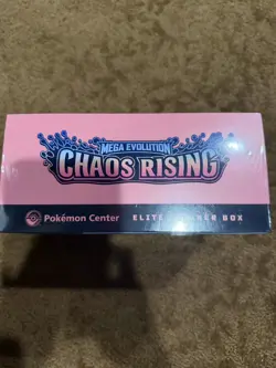 Pokemon Mega Evolution Chaos Rising Pokemon Center Exclusive ETB sealed - Image 3