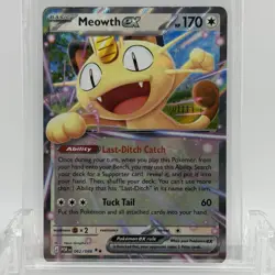 Pokemon TCG Perfect Order Meowth ex #062/088 Double Rare NM- - Image 1