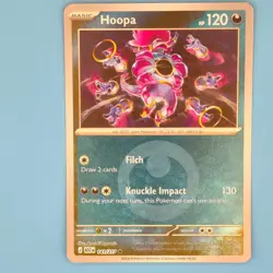 HOOPA (ENERGY SYMBOL PATTERN) 141/217 ASCENDED HEROES POKEMON REVERSE HOLO NM/M - Image 1