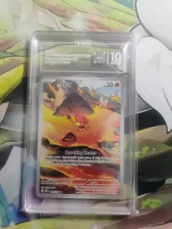 2023 Pokemon TCG TAG GEM MINT 10 PAR Illustration Rare Magby #186 - Image 1
