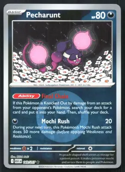 Pecharunt (Energy Symbol) 143/217 Ascended Heroes Pokemon Reverse Holo NM - Image 1