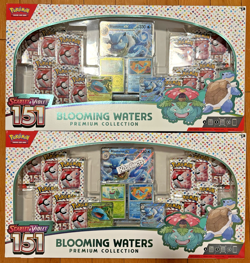 Pokemon TCG S&V 151 Blooming Waters Premium Collection -FACTORY SEALED-LOT OF 2 - Image 1