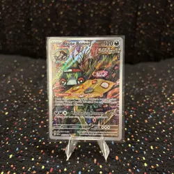 Brute Bonnet Pokemon TCG Illustration Rare Full Art Holo 207/182 SV04 120HP NM - Image 1