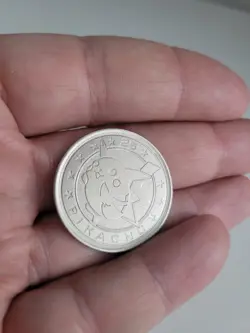 Fresh Pokemon Pikachu Metal Coin No 25 Nintendo Wizards 2000 - Image 5