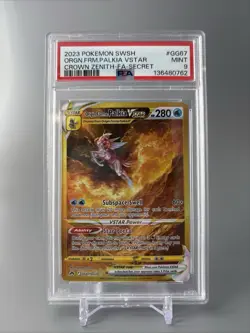 2023 Pokemon SWSH Orgn.Frm.Palkia VStar Crown Zenith FA Secret #GG67 PSA 9 - Image 1