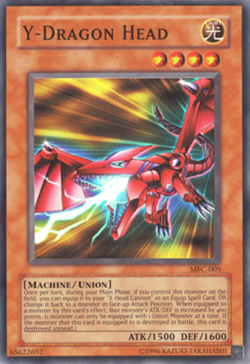 Y-Dragon Head - MFC-005 - Super Rare - Unlimited Edition - Damaged - Image 1