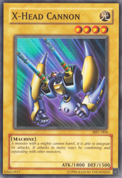 X-Head Cannon - MFC-004 - Super Rare - Unlimited Edition - Moderately Played - Image 1