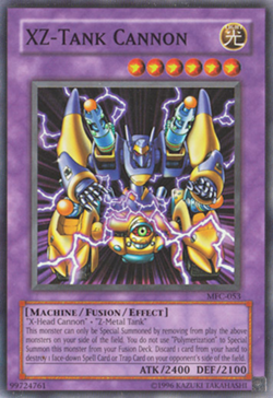 XZ-Tank Cannon - MFC-053 - Super Rare - Unlimited Edition - Heavily Played - Image 1