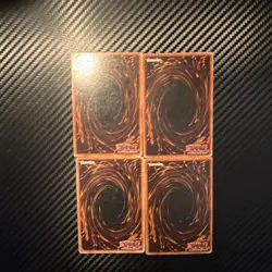Yu-Gi-Oh! TCG LOB 1st Edition 4-Card Lot Dark Magician Fusion Gearfried Swords - Image 2
