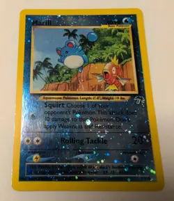 Pokemon Marill 11/18 Southern Islands Reverse Holo Promo English Trading Card - Image 1