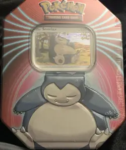 Pokemon Snorlax Tin – Pokemon TCG Standard Card Size, 1 Compartment - Image 1