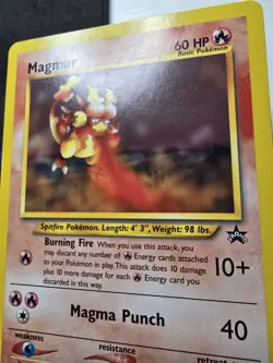 Magmar No.44 WOTC Black Star Promo Pokemon Card! Near Mint, Flawless! - Image 2
