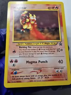 Magmar No.44 WOTC Black Star Promo Pokemon Card! Near Mint, Flawless! - Image 3
