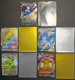 Pokemon Lot of 5 Cards W/ Alcremie & Glaceon Vmax ULTRA RARE Holos Variety - Image 1