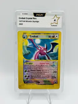 PCA A Pokemon Card Crobat 147/144 Reverse Skyridge - Image 2