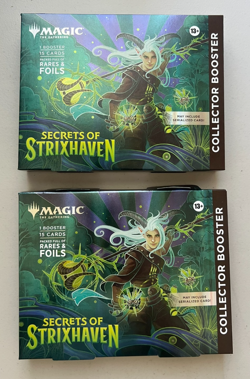 Lot of 2 Magic The Gathering Secrets of Strixhaven Collector Booster Pack Sealed - Image 1