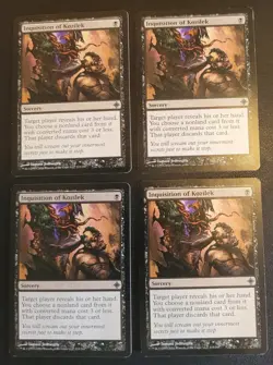 Inquisition of Kozilek x 4 MTG LP Rise of the Eldrazi Magic the Gathering - Image 1