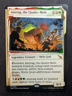 Anzrag, the Quake-Mole - Showcase - Murders at Karlov Manor (MTG) - Image 1
