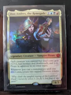 Don Andres, the Renegade Foil 6 LCC MTG SealedinSleeve - Image 1