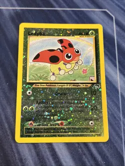 Pokemon Southern Islands Reverse Holo Ledyba 7/18 WotC Promo - Image 2
