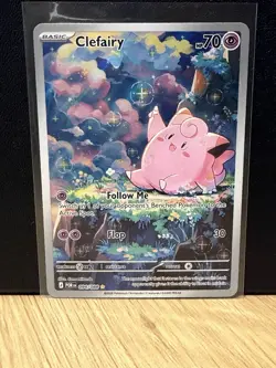 Pokemon Lillie's Clefairy EX 190 HP Holo Special Rare 184/159 English 2026 - Image 1