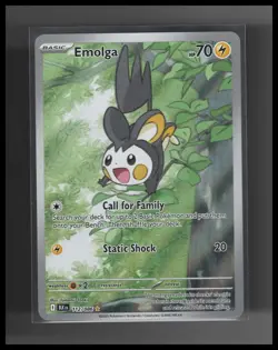 Pokemon TCG - Emolga - 112/086 - Illustration Rare - SV: Black Bolt NM - Image 1